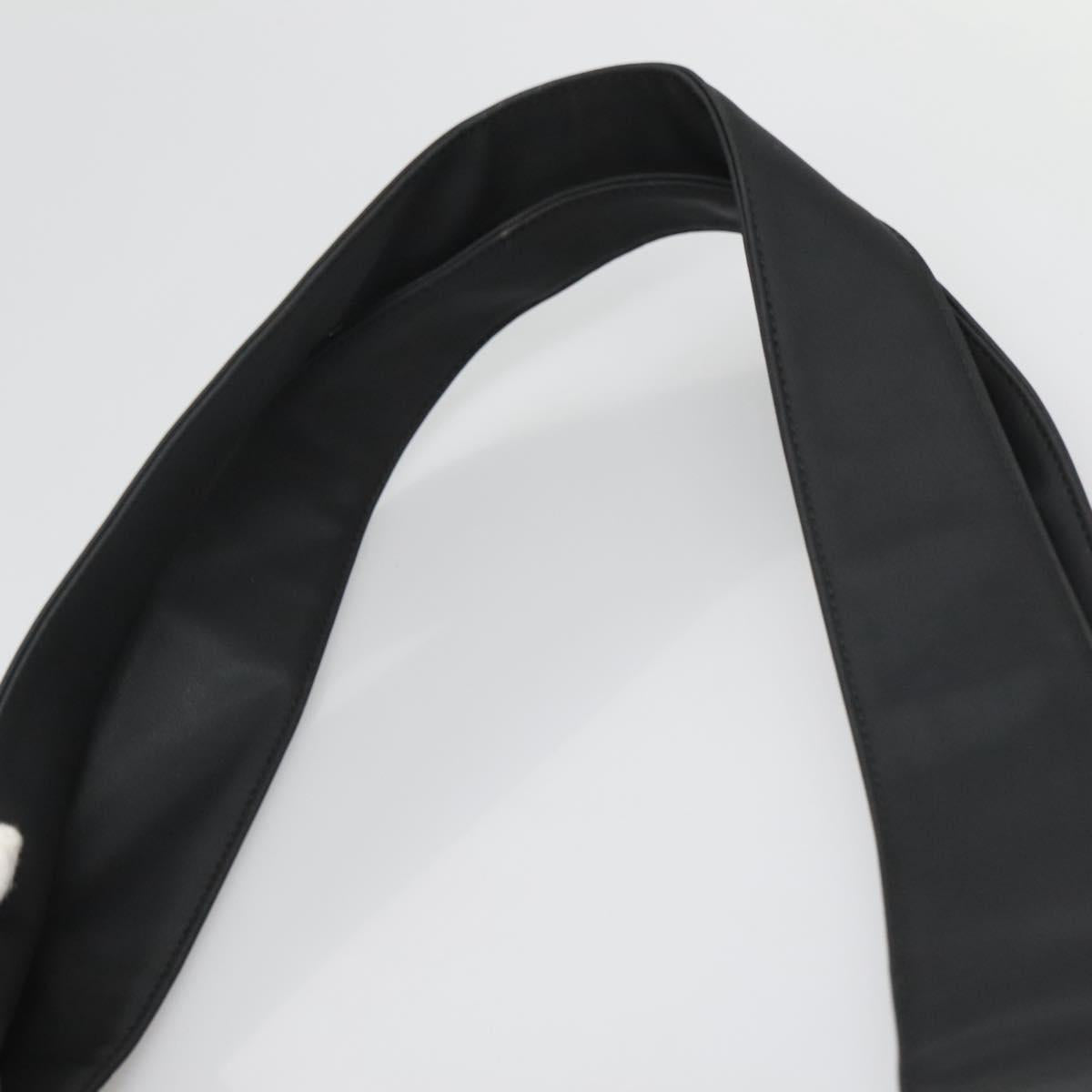 Salvatore Ferragamo Gancini Tote Bag Nylon Black Auth 137003