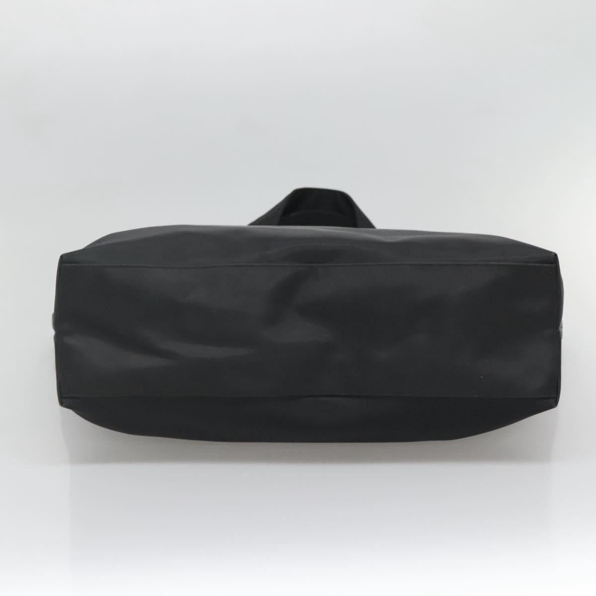 Salvatore Ferragamo Gancini Tote Bag Nylon Black Auth 137003