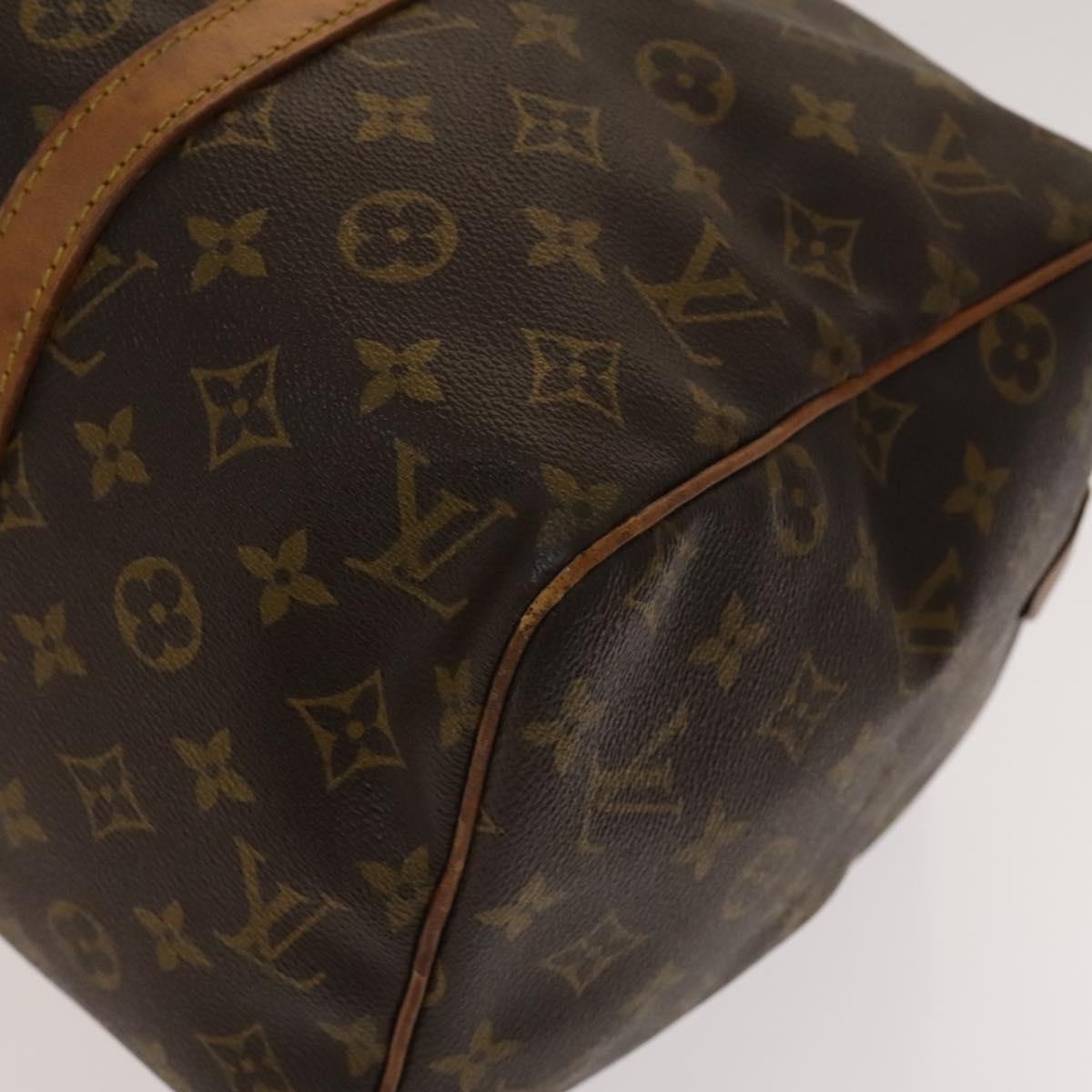 LOUIS VUITTON Monogram Sac Souple 35 Boston Bag M41626 LV Auth 137011