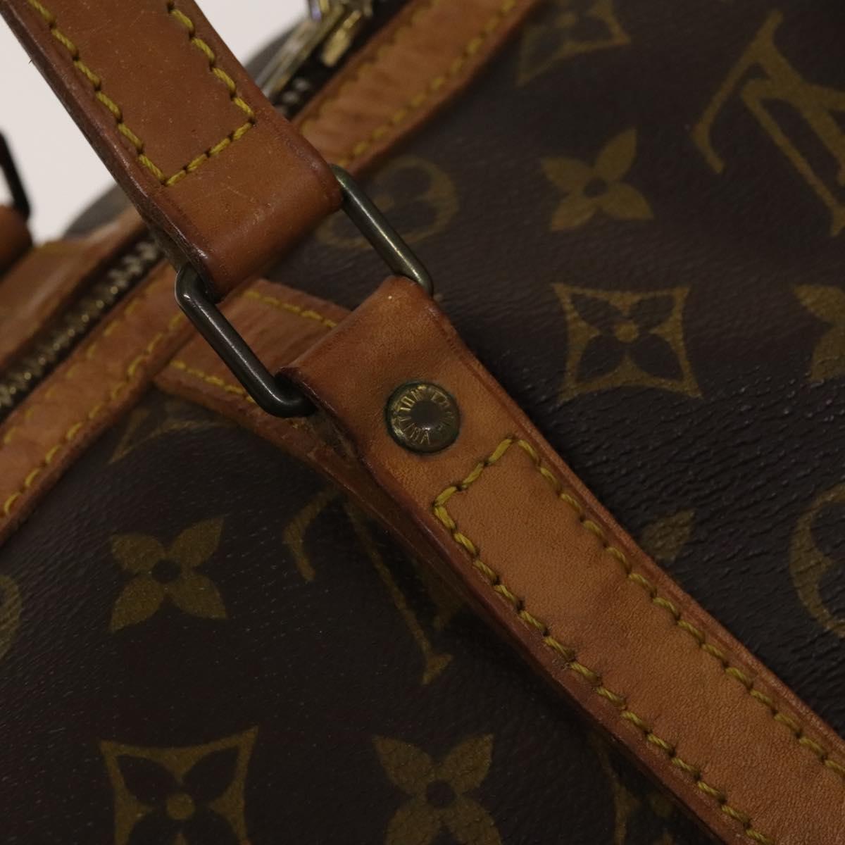 LOUIS VUITTON Monogram Sac Souple 35 Boston Bag M41626 LV Auth 137011