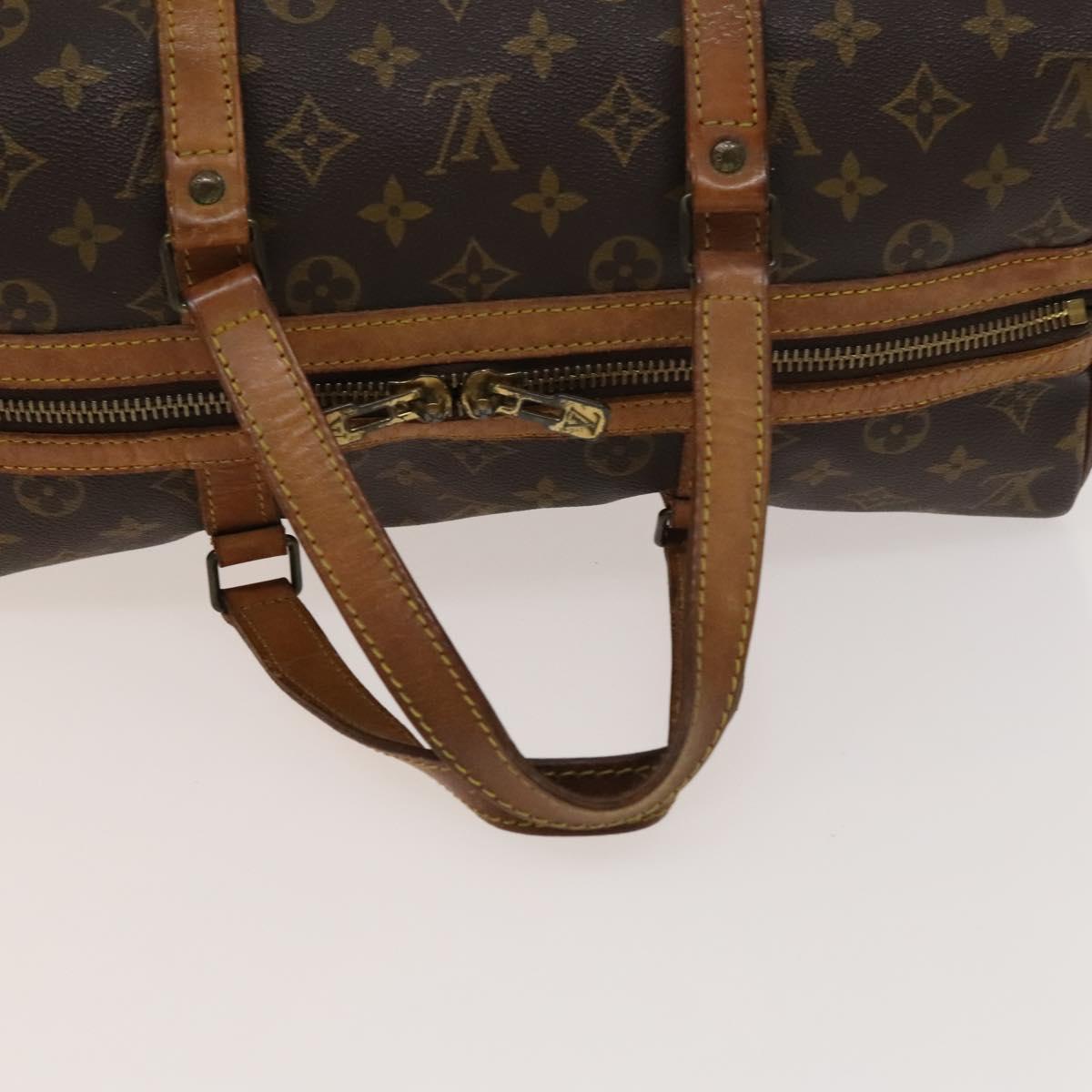 LOUIS VUITTON Monogram Sac Souple 35 Boston Bag M41626 LV Auth 137011