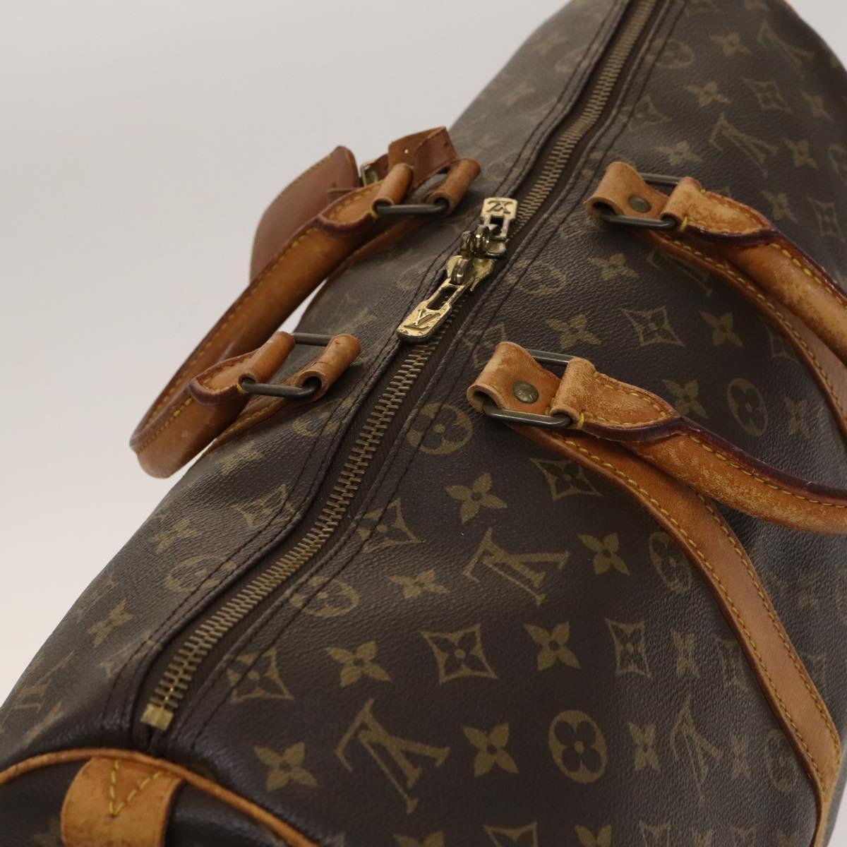 LOUIS VUITTON Monogram Keepall 45 Boston Bag M41428 LV Auth 137013