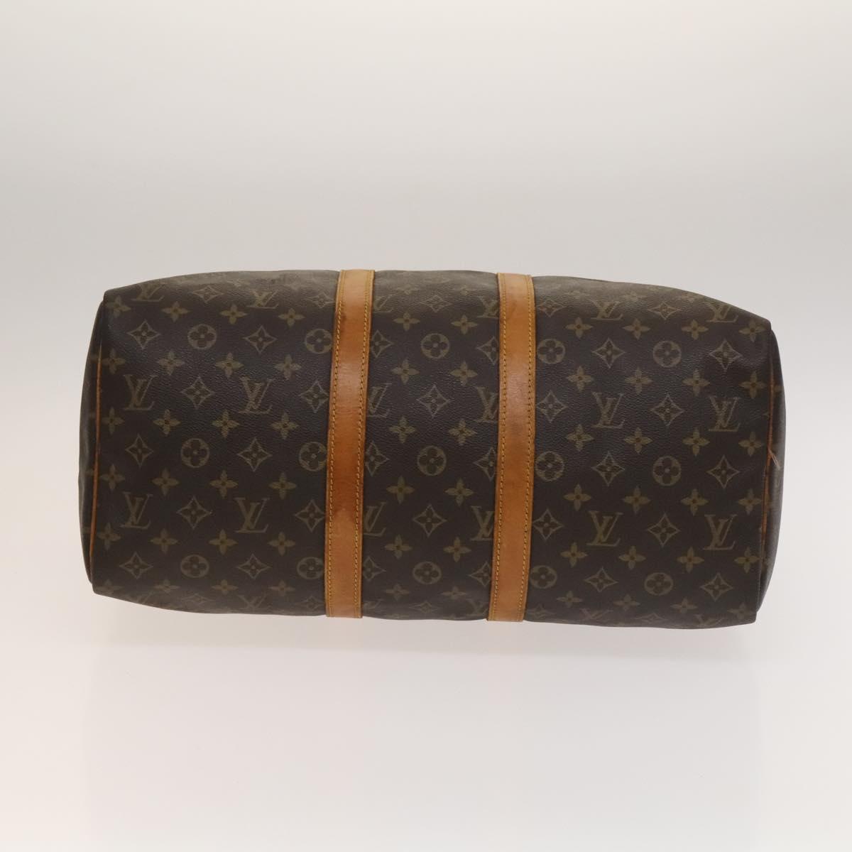LOUIS VUITTON Monogram Keepall 45 Boston Bag M41428 LV Auth 137013