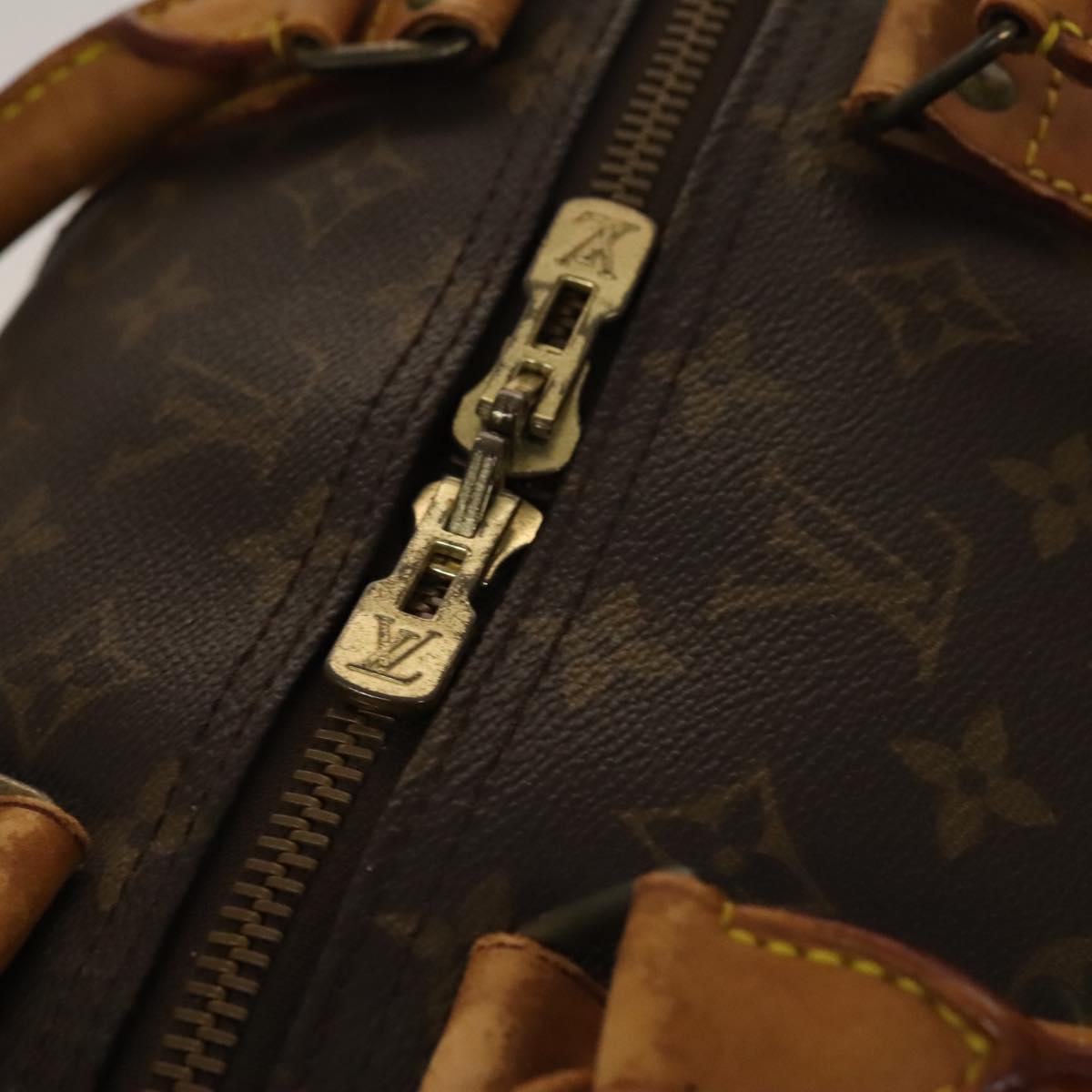 LOUIS VUITTON Monogram Keepall 60 Boston Bag M41422 LV Auth 137014