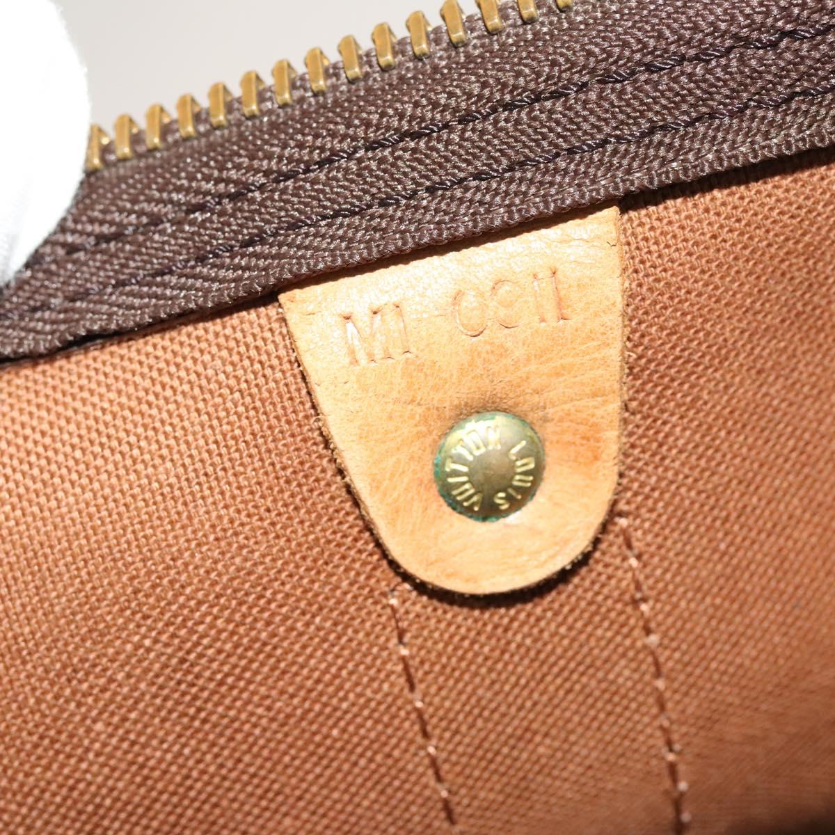 LOUIS VUITTON Monogram Keepall 60 Boston Bag M41422 LV Auth 137014