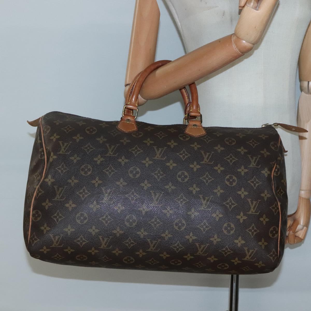 LOUIS VUITTON Monogram Speedy 40 Hand Bag M41522 LV Auth 137023