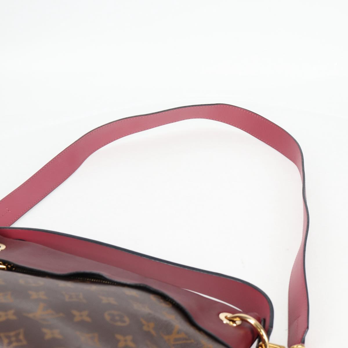 LOUIS VUITTON Monogram Tuile Reevess Bag 2way Fuchsia M43716 LV Auth 137027