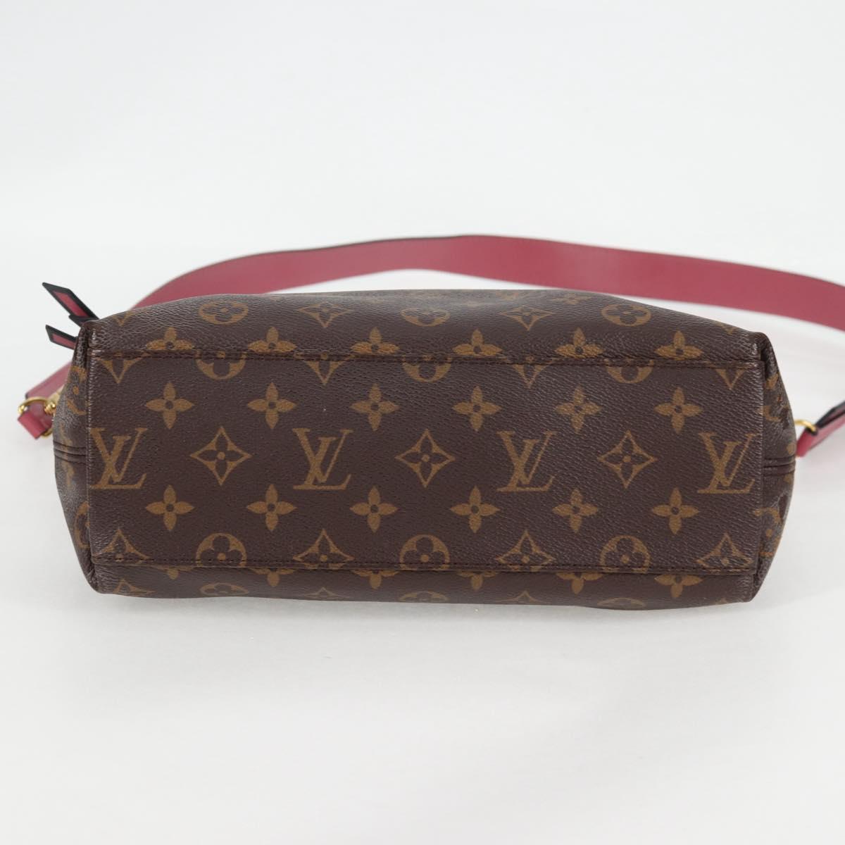 LOUIS VUITTON Monogram Tuile Reevess Bag 2way Fuchsia M43716 LV Auth 137027
