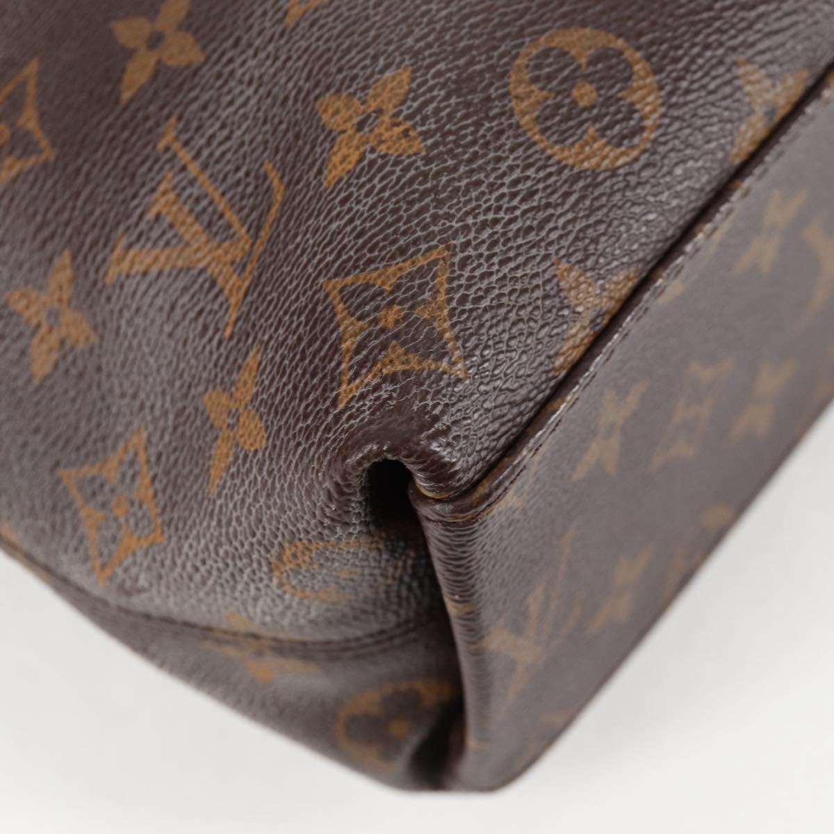 LOUIS VUITTON Monogram Tuile Reevess Bag 2way Fuchsia M43716 LV Auth 137027