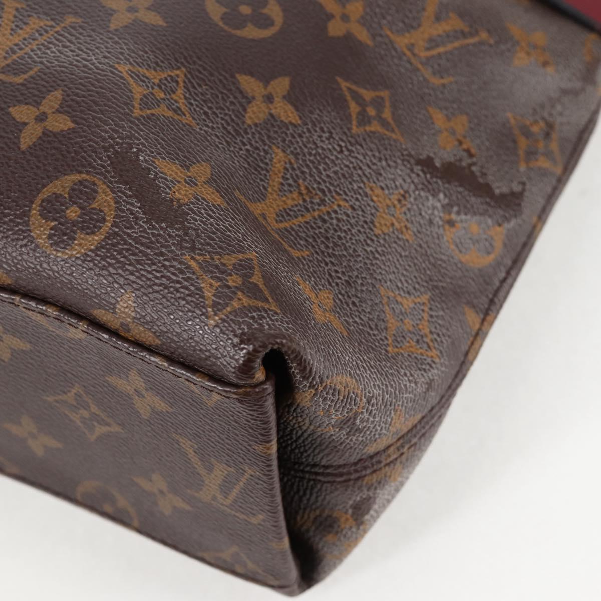 LOUIS VUITTON Monogram Tuile Reevess Bag 2way Fuchsia M43716 LV Auth 137027