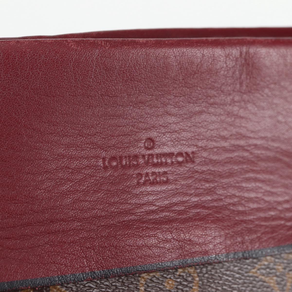 LOUIS VUITTON Monogram Tuile Reevess Bag 2way Fuchsia M43716 LV Auth 137027