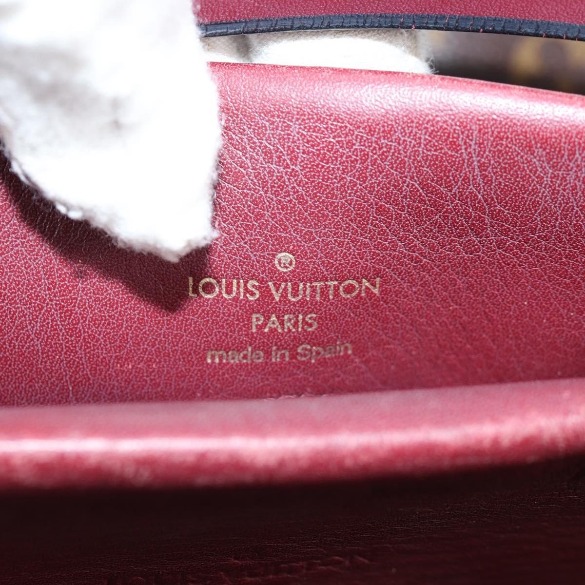LOUIS VUITTON Monogram Tuile Reevess Bag 2way Fuchsia M43716 LV Auth 137027