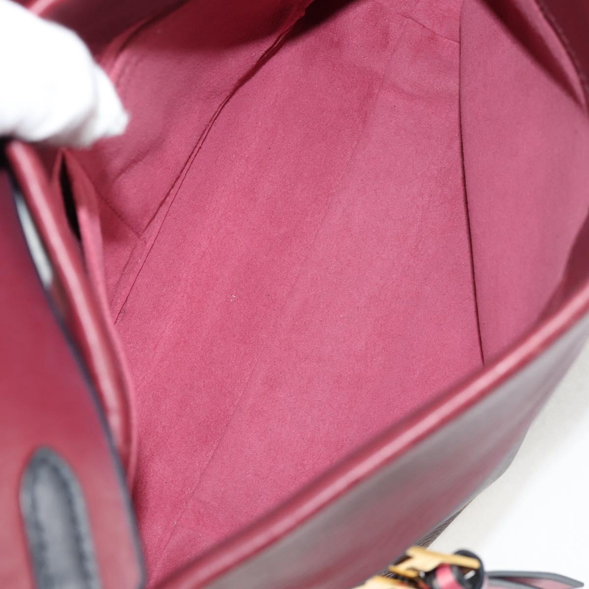 LOUIS VUITTON Monogram Tuile Reevess Bag 2way Fuchsia M43716 LV Auth 137027