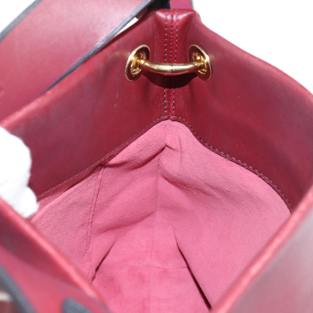LOUIS VUITTON Monogram Tuile Reevess Bag 2way Fuchsia M43716 LV Auth 137027