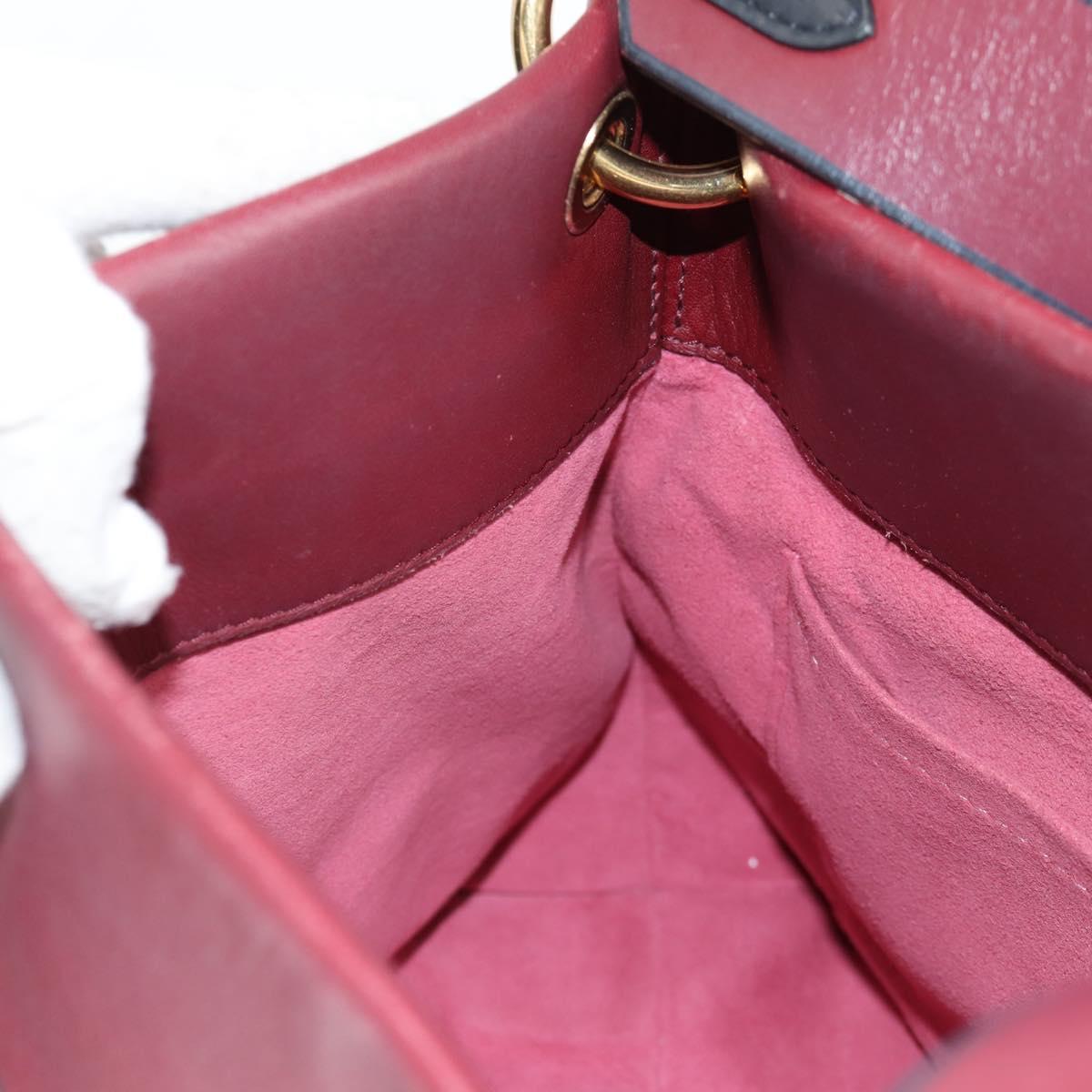LOUIS VUITTON Monogram Tuile Reevess Bag 2way Fuchsia M43716 LV Auth 137027