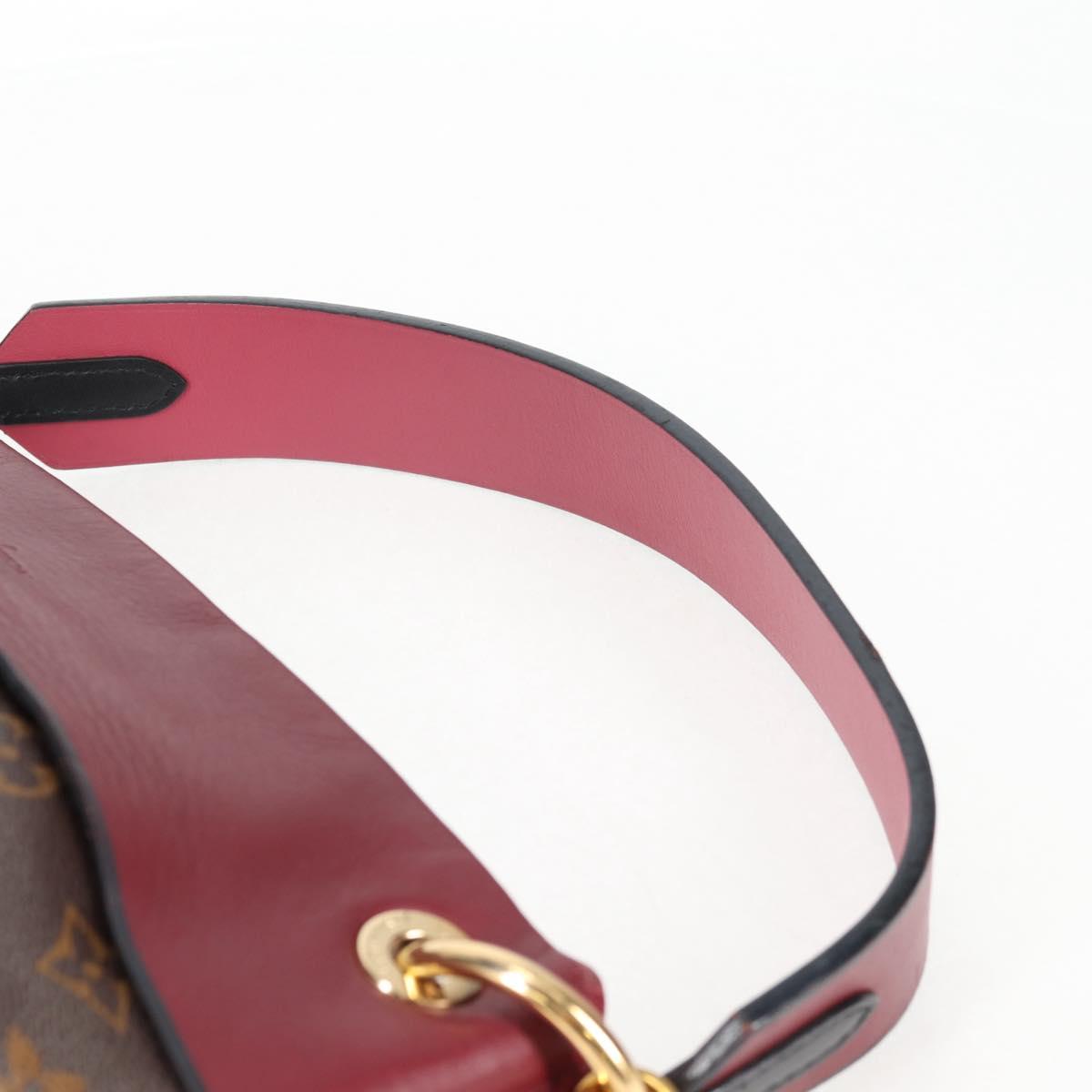 LOUIS VUITTON Monogram Tuile Reevess Bag 2way Fuchsia M43716 LV Auth 137027
