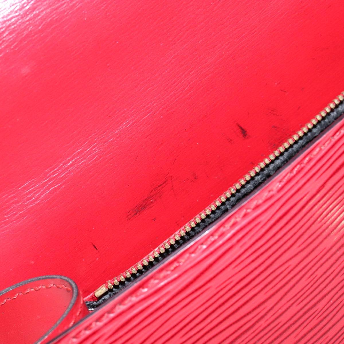 LOUIS VUITTON Epi Malesherbes Hand Bag Red M52377 LV Auth 137028
