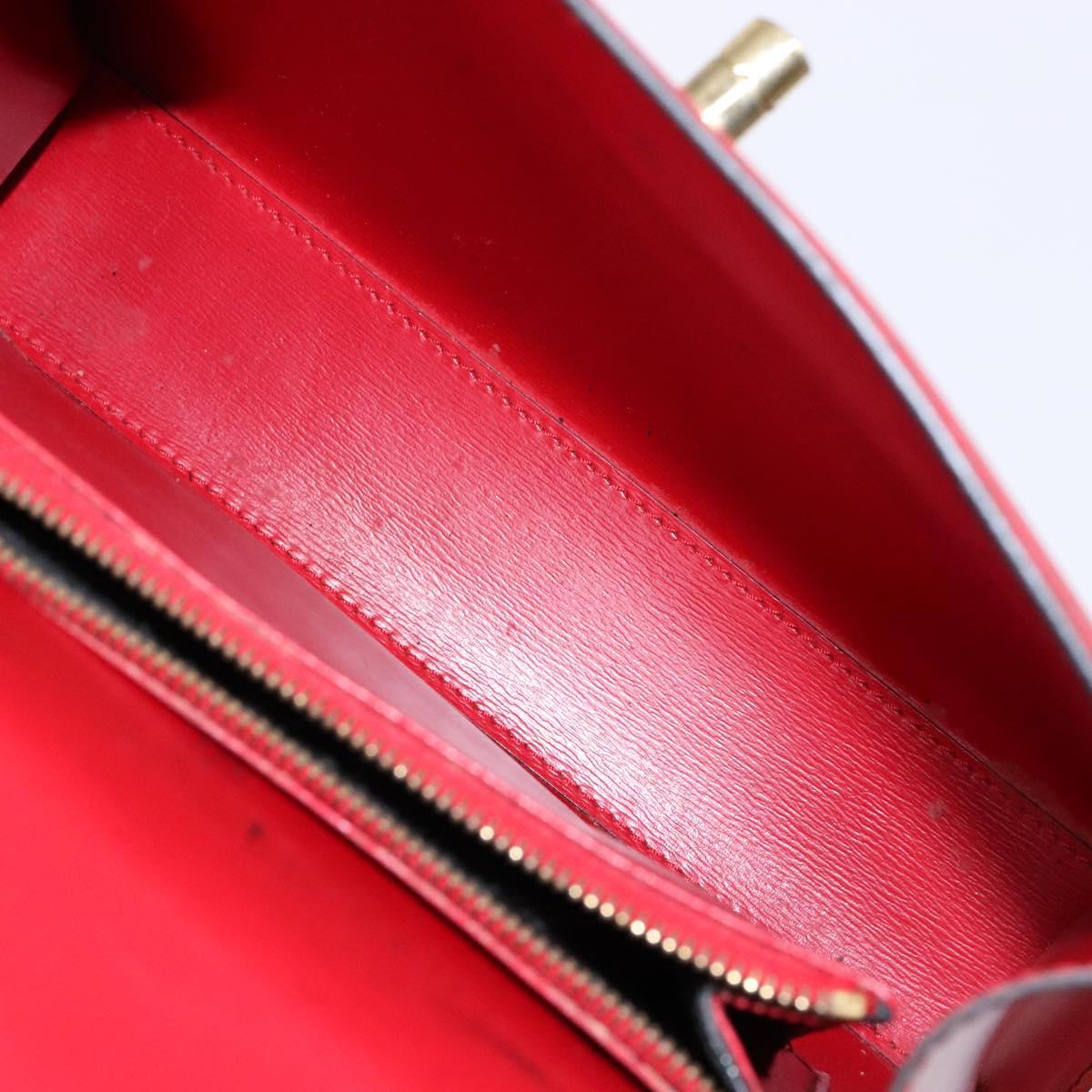 LOUIS VUITTON Epi Malesherbes Hand Bag Red M52377 LV Auth 137028