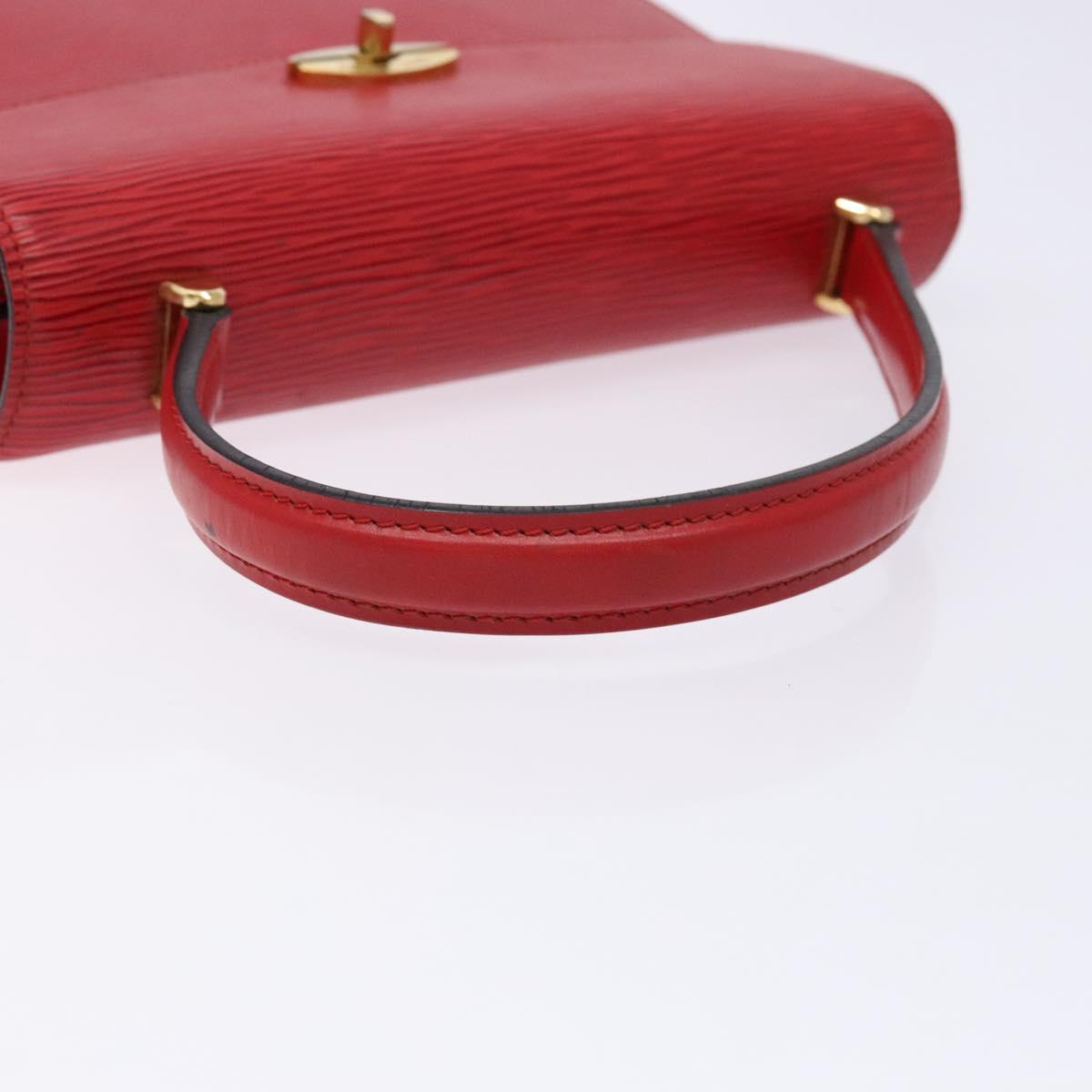 LOUIS VUITTON Epi Malesherbes Hand Bag Red M52377 LV Auth 137028