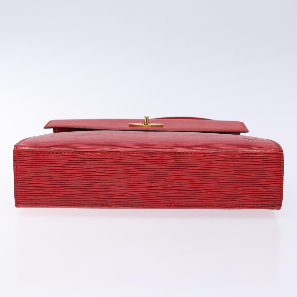 LOUIS VUITTON Epi Malesherbes Hand Bag Red M52377 LV Auth 137028