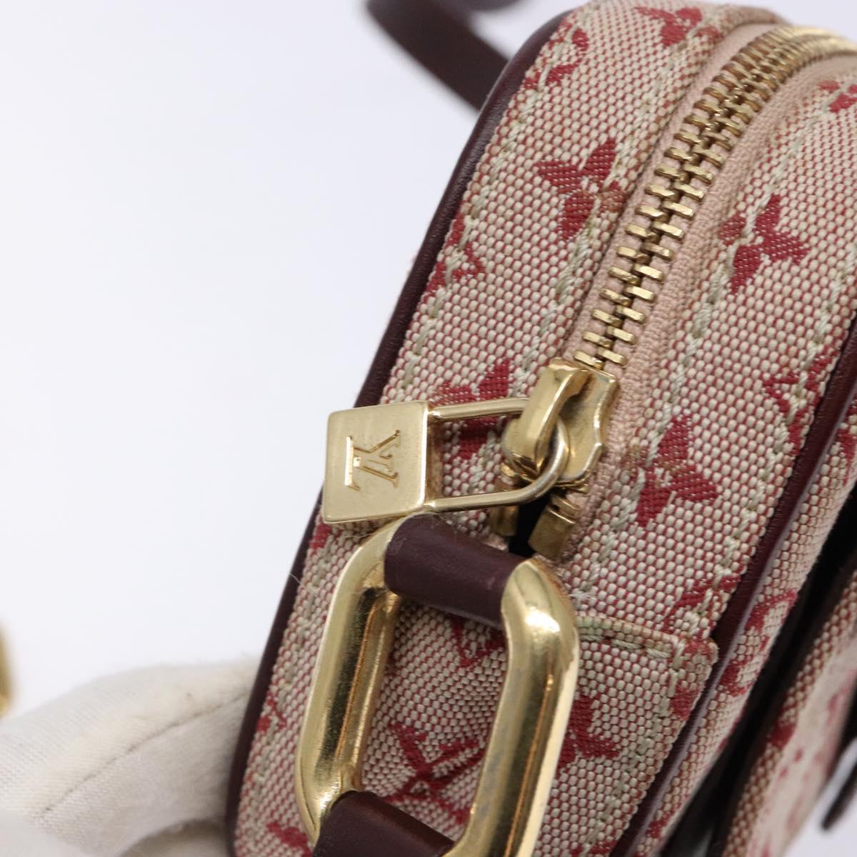 LOUIS VUITTON Monogram Mini Juliet MM Shoulder Bag Red M92219 LV Auth 137036