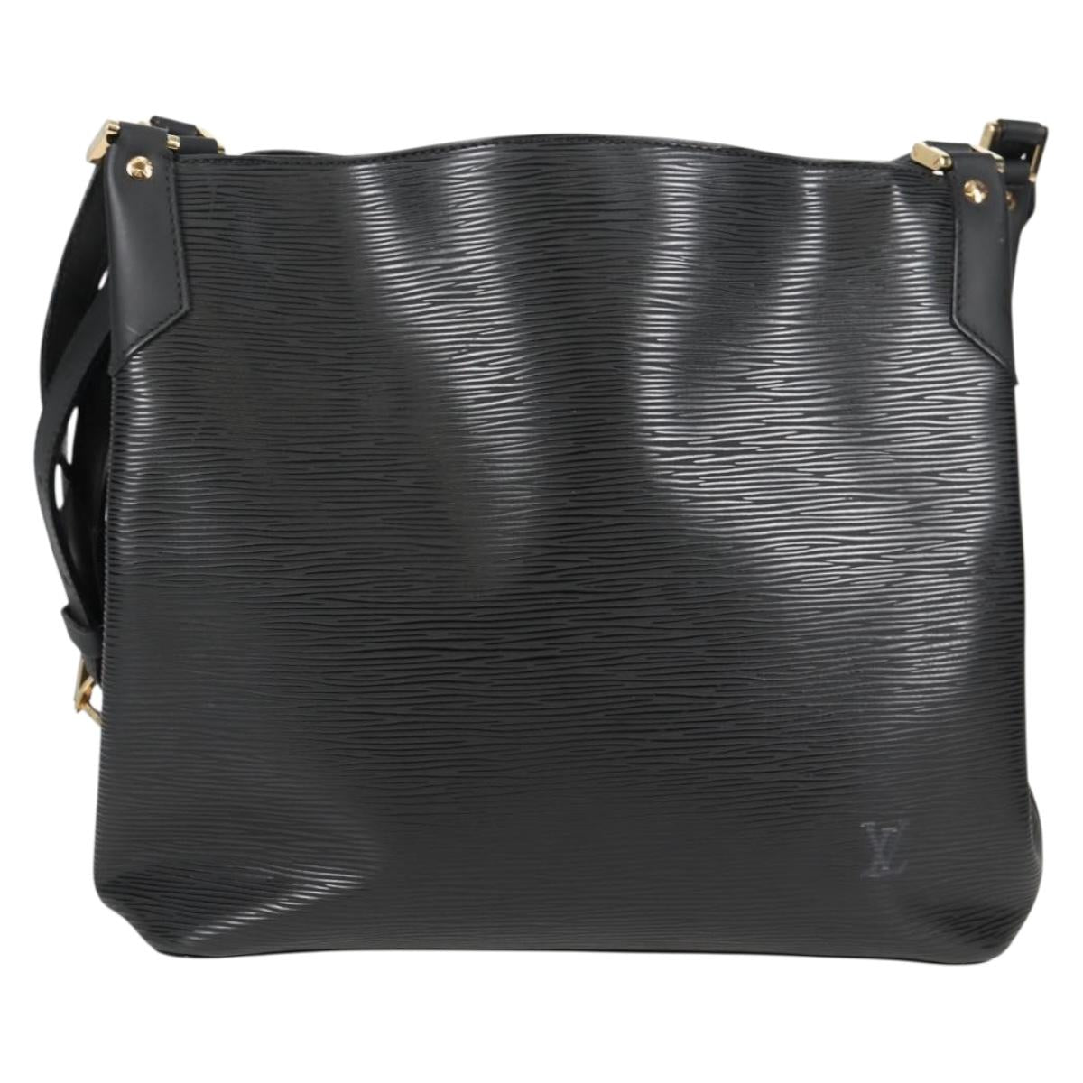 LOUIS VUITTON Epi Mandala MM Shoulder Bag Black M58892 LV Auth 137037