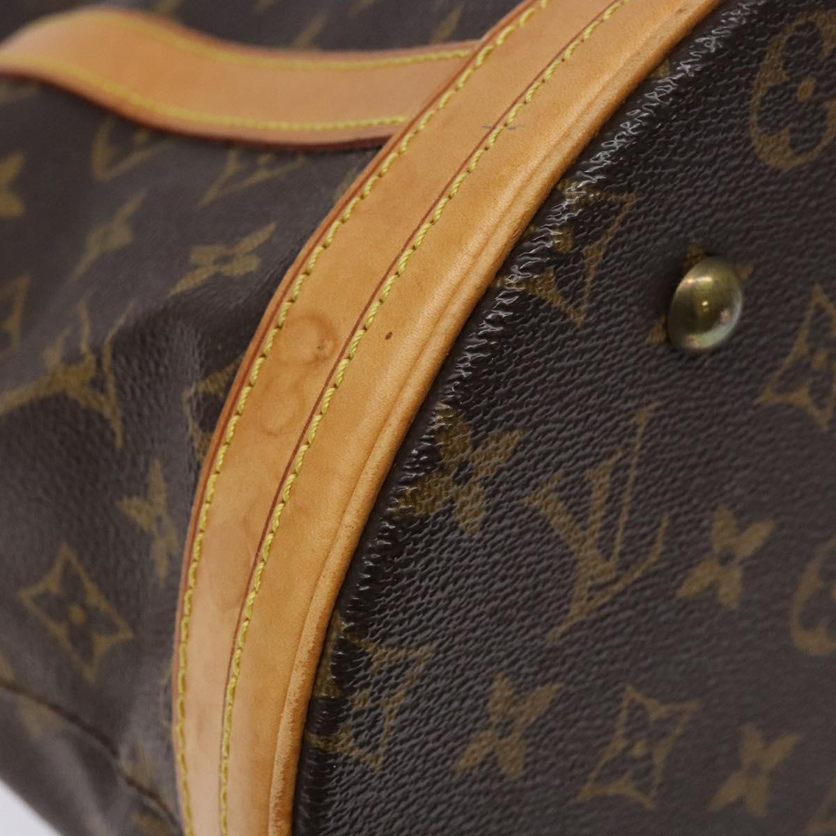 LOUIS VUITTON Monogram Bucket GM Shoulder Bag M42236 LV Auth 137051