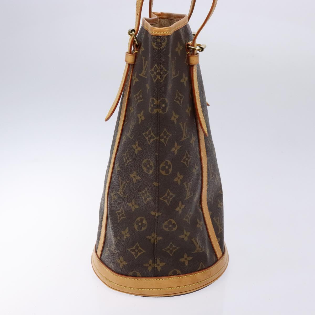 LOUIS VUITTON Monogram Bucket GM Shoulder Bag M42236 LV Auth 137051