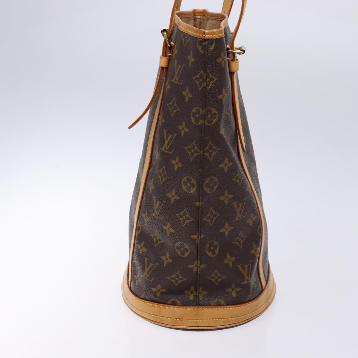 LOUIS VUITTON Monogram Bucket GM Shoulder Bag M42236 LV Auth 137051