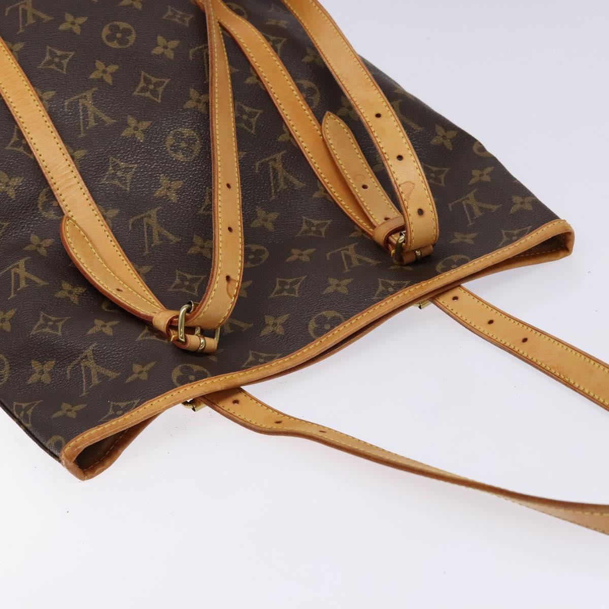 LOUIS VUITTON Monogram Bucket GM Shoulder Bag M42236 LV Auth 137051