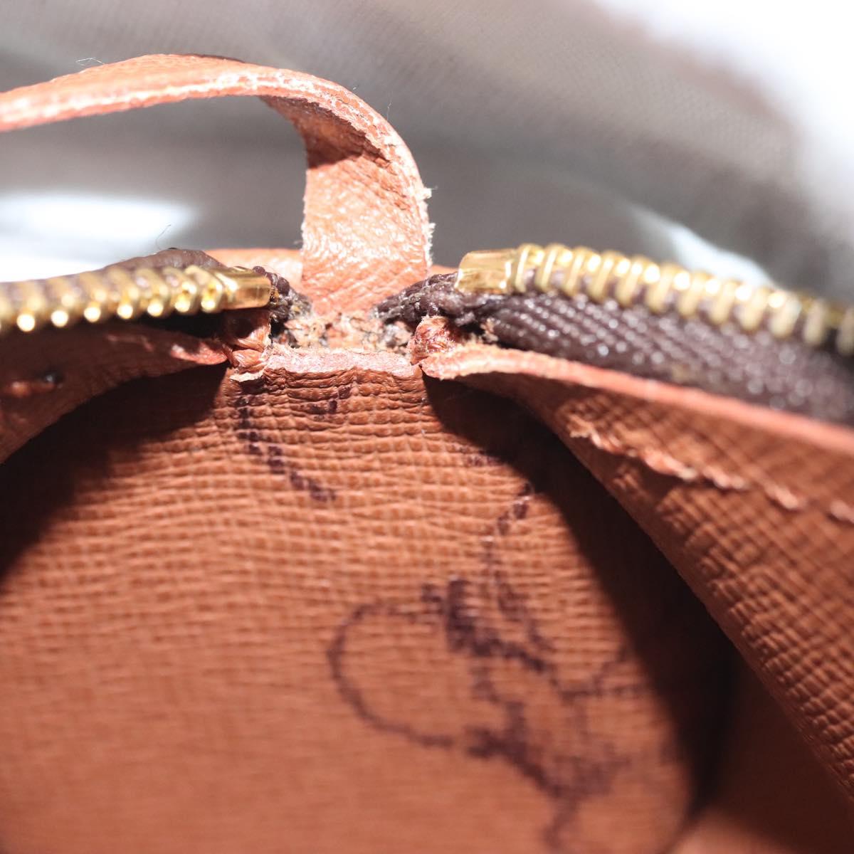 LOUIS VUITTON Monogram Papillon Pouch LV Auth 137060