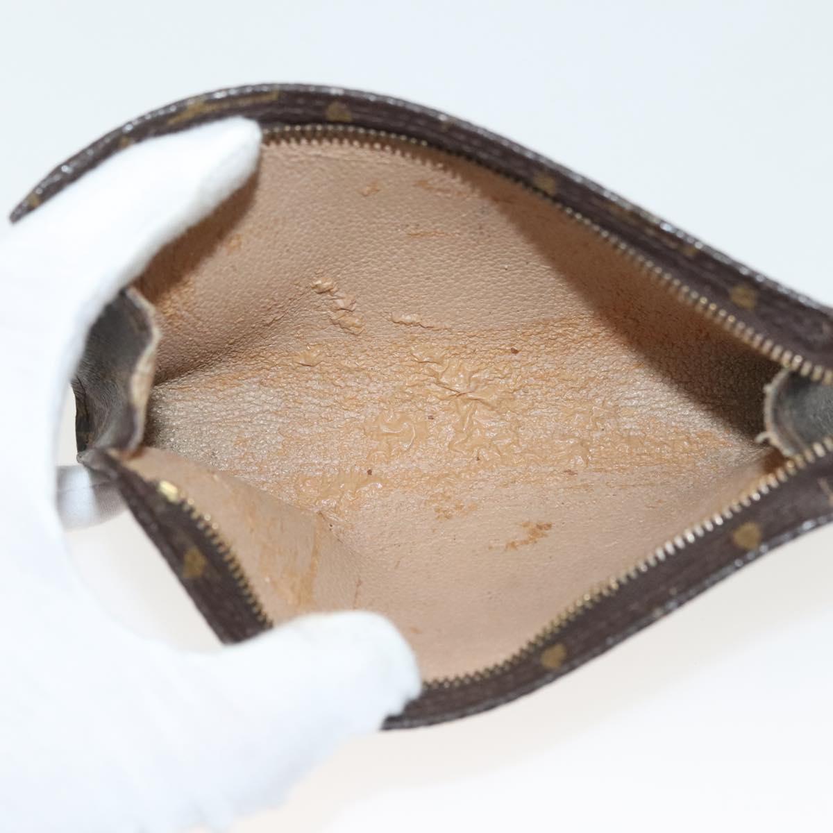 LOUIS VUITTON Monogram Bucket PM Accessory Pouch LV Auth 137063