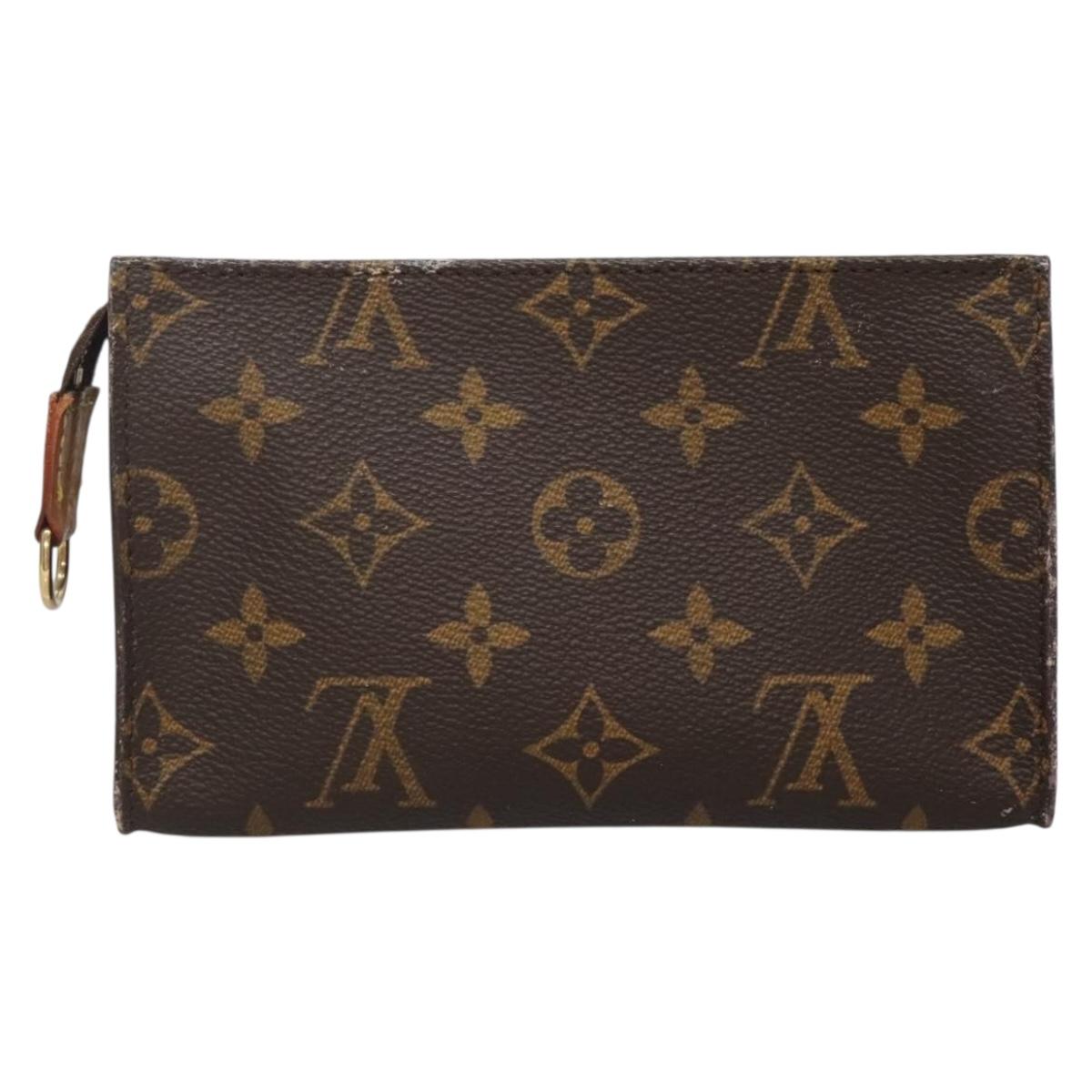 LOUIS VUITTON Monogram Bucket PM Accessory Pouch LV Auth 137064