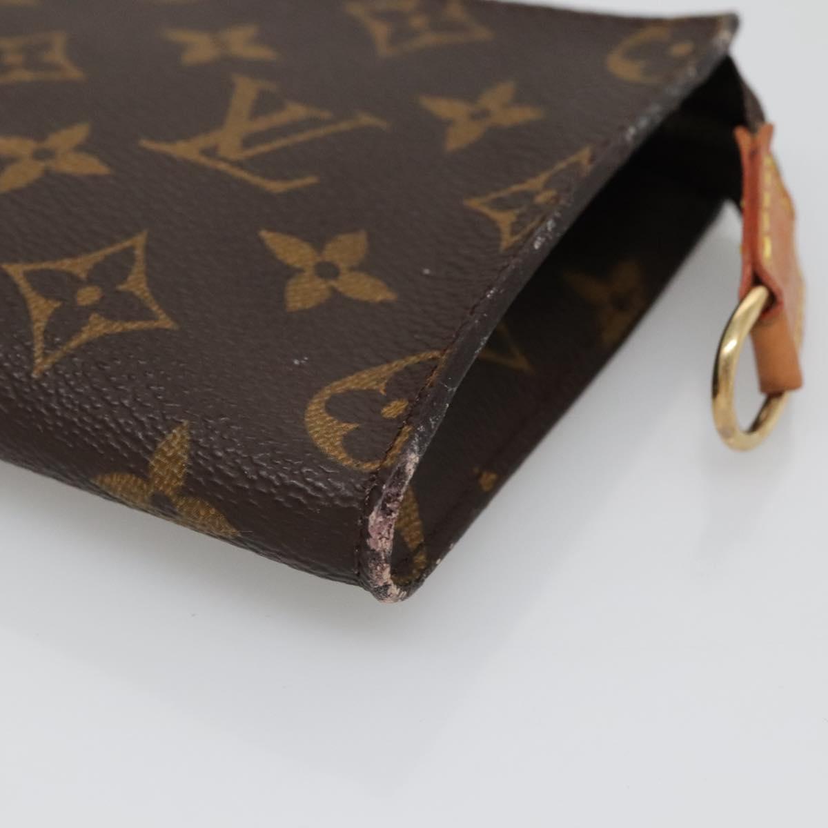 LOUIS VUITTON Monogram Bucket PM Accessory Pouch LV Auth 137064