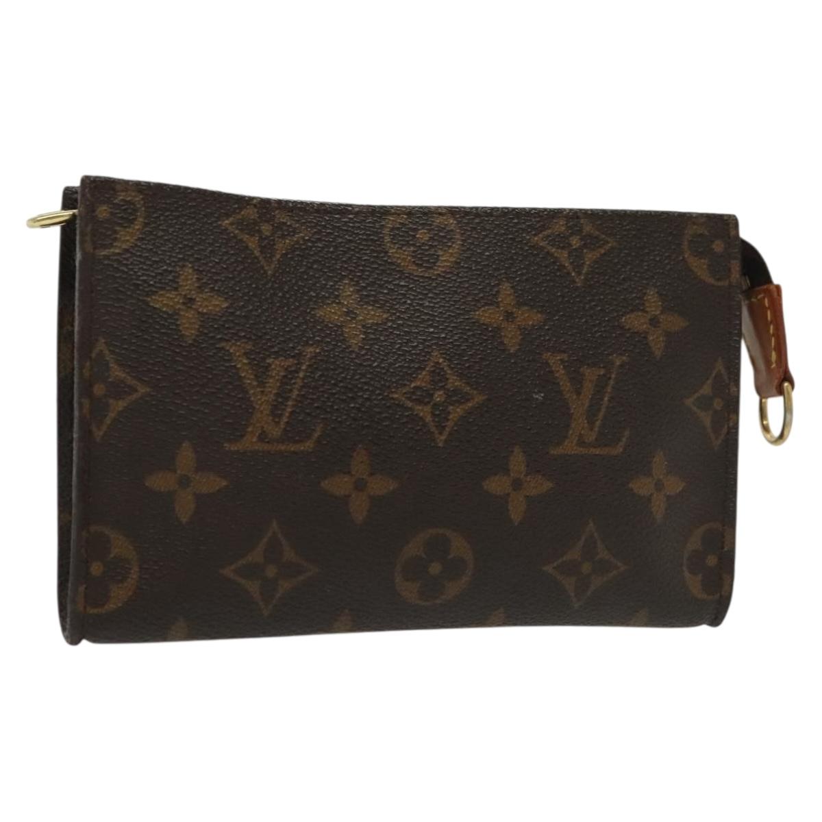 LOUIS VUITTON Monogram Bucket PM Accessory Pouch LV Auth 137065