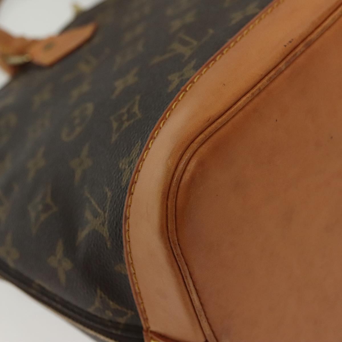 LOUIS VUITTON Monogram Alma Hand Bag M51130 LV Auth 137070
