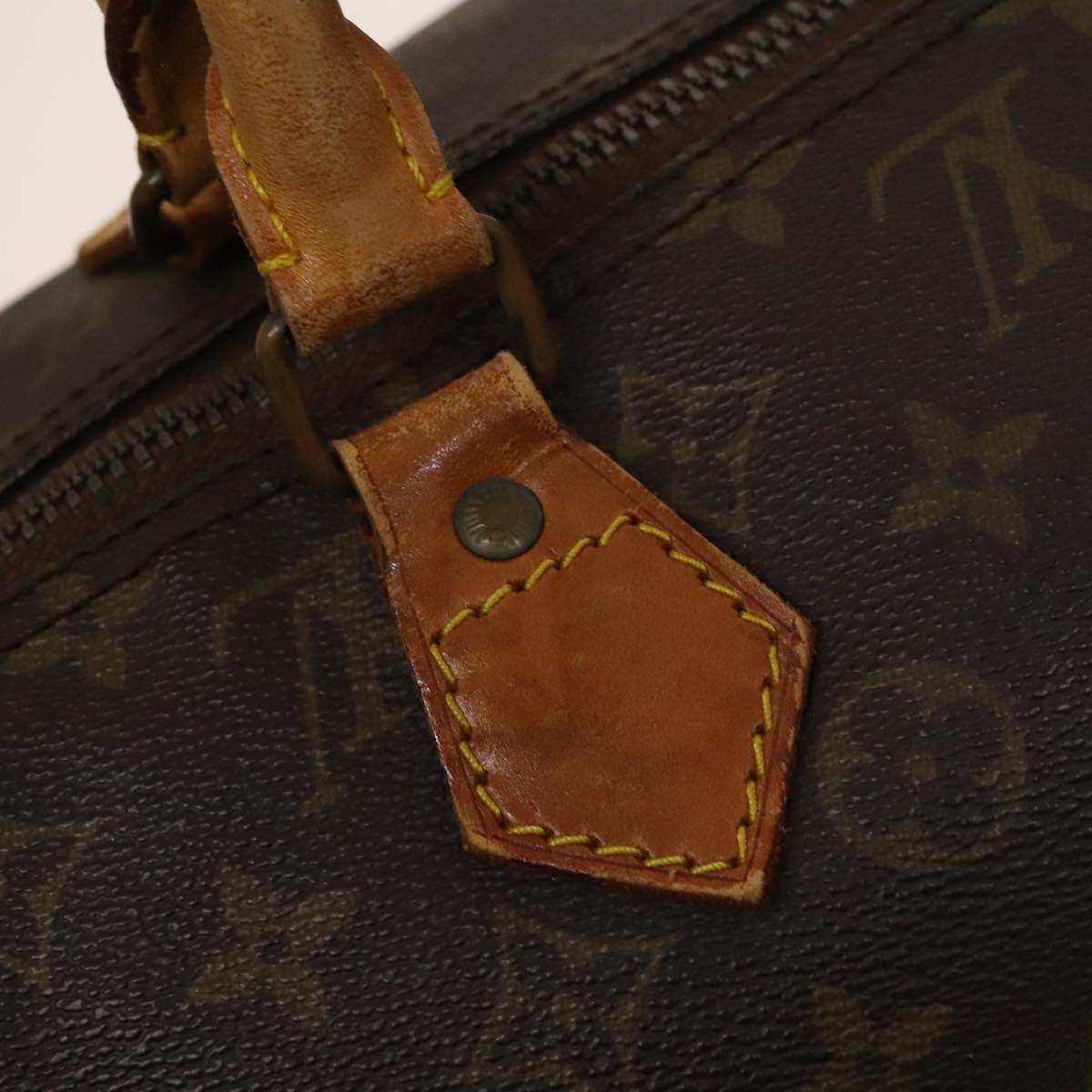 LOUIS VUITTON Monogram Speedy 40 Hand Bag M41522 LV Auth 137073