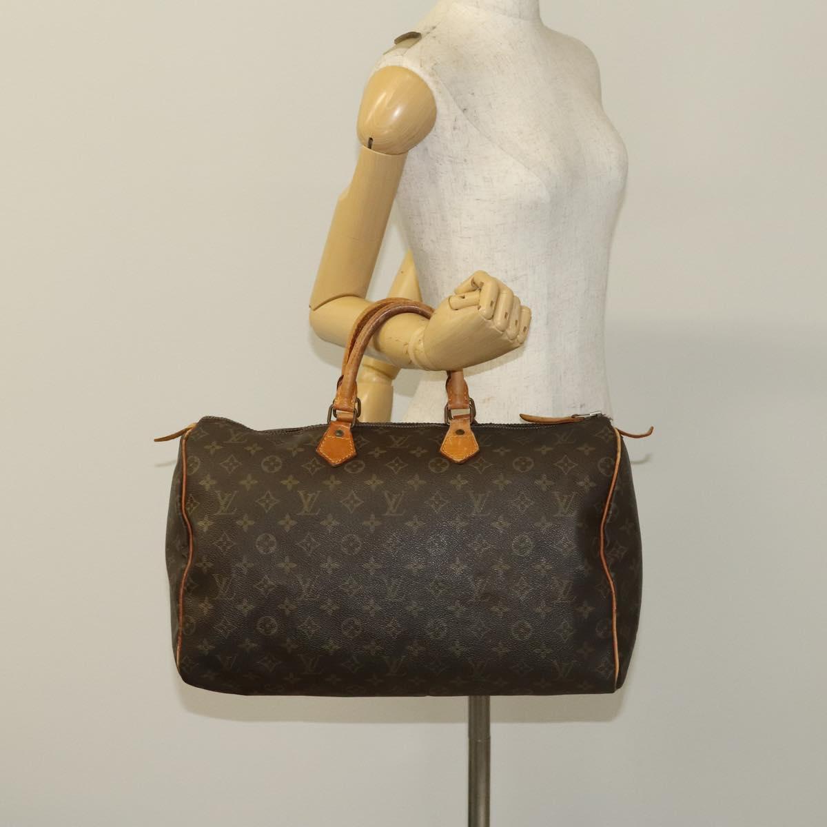 LOUIS VUITTON Monogram Speedy 40 Hand Bag M41522 LV Auth 137073