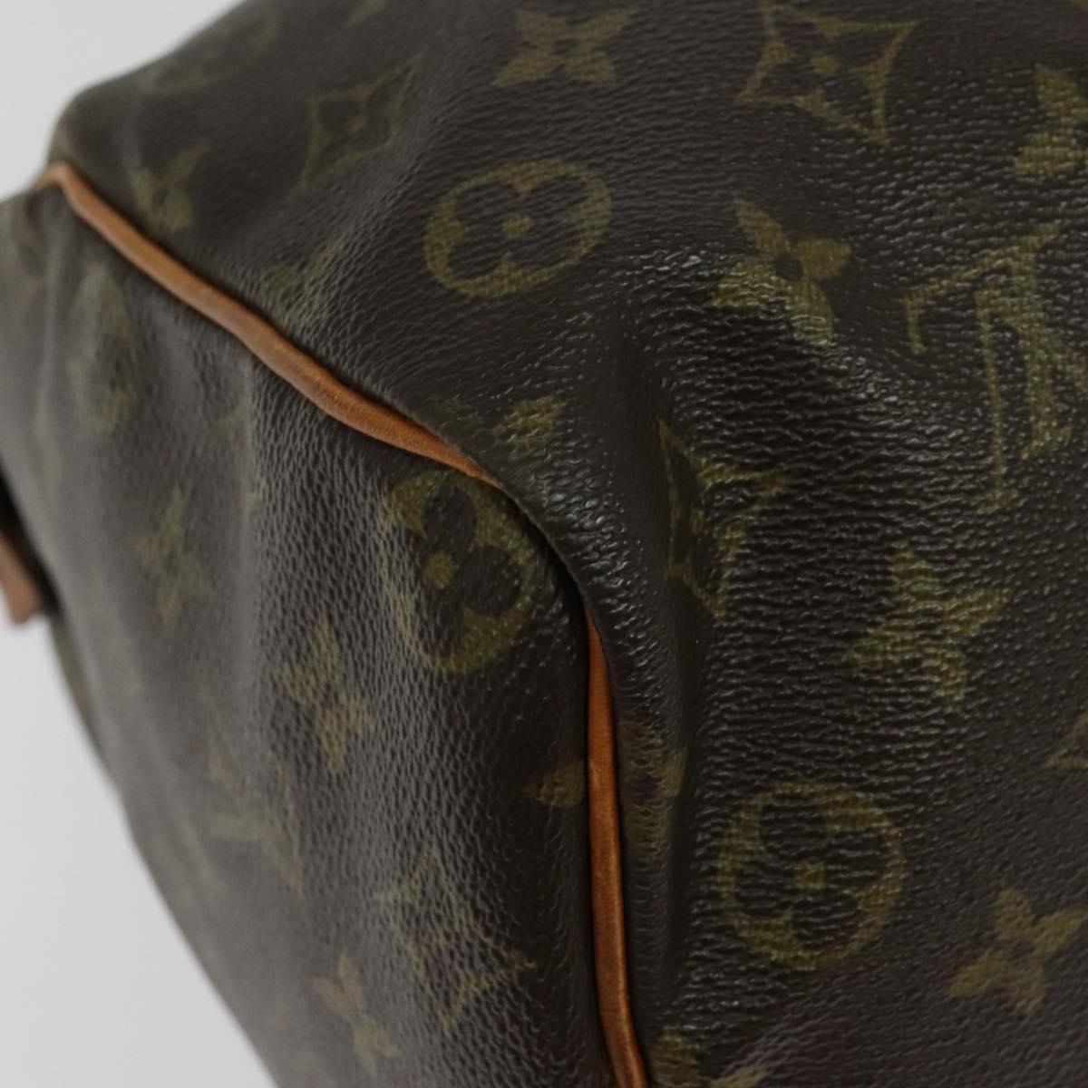 LOUIS VUITTON Monogram Speedy 35 Hand Bag M41524 LV Auth 137075