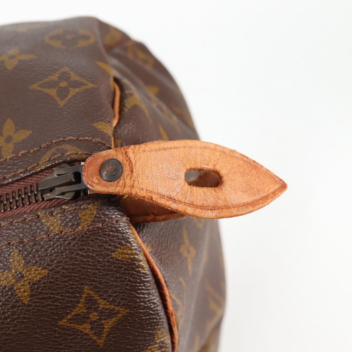 LOUIS VUITTON Monogram Speedy 35 Hand Bag M41524 LV Auth 137076