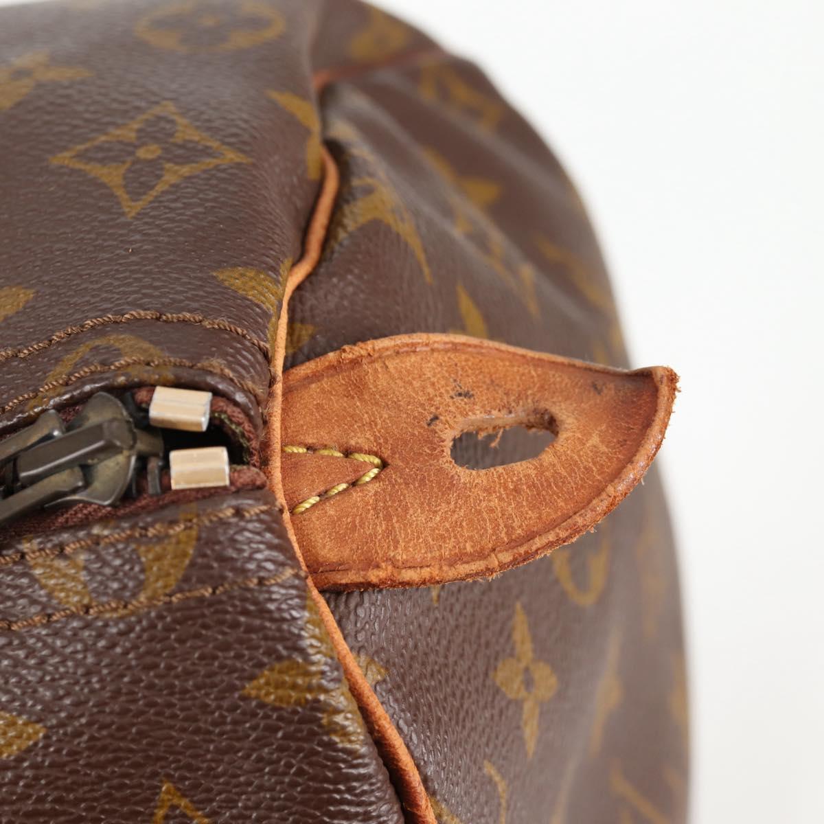 LOUIS VUITTON Monogram Speedy 35 Hand Bag M41524 LV Auth 137076