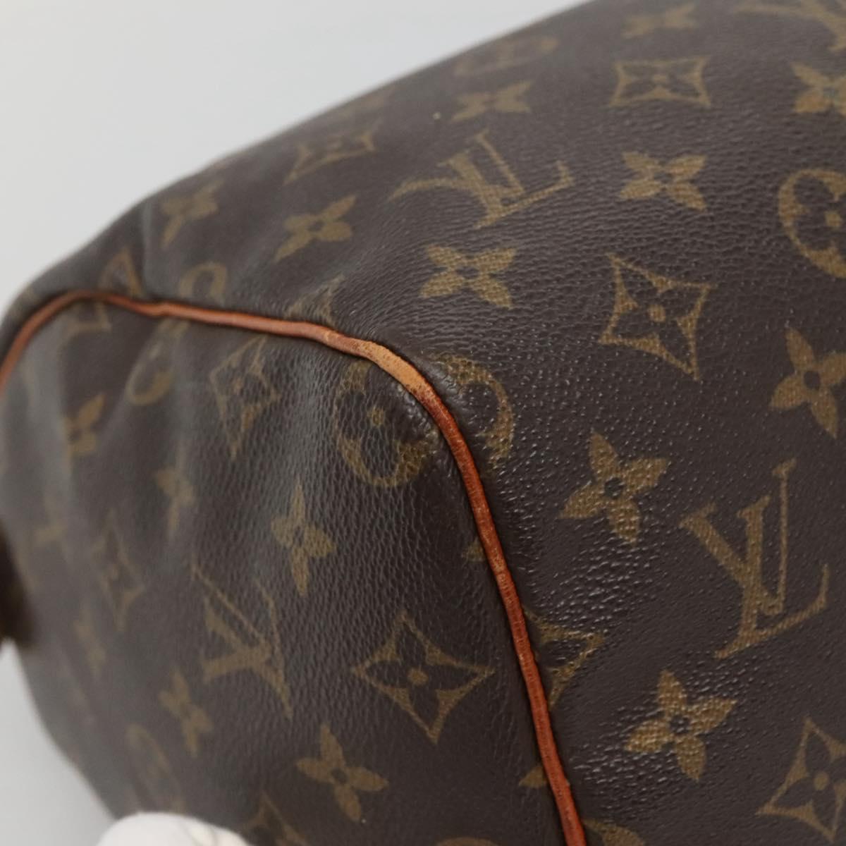 LOUIS VUITTON Monogram Speedy 30 Hand Bag M41526 LV Auth 137078