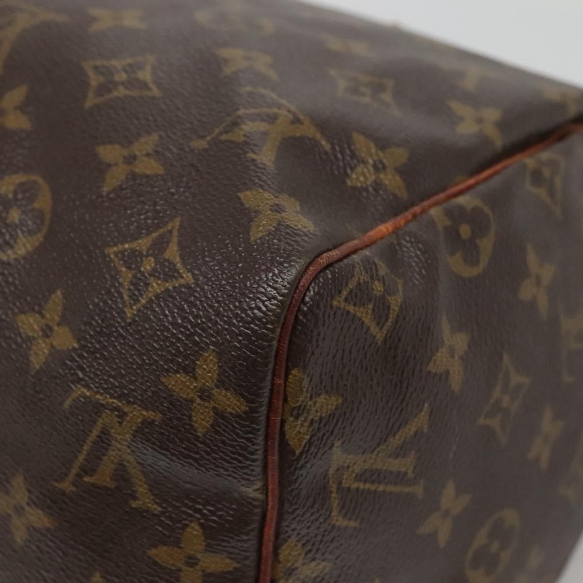 LOUIS VUITTON Monogram Speedy 30 Hand Bag M41526 LV Auth 137083