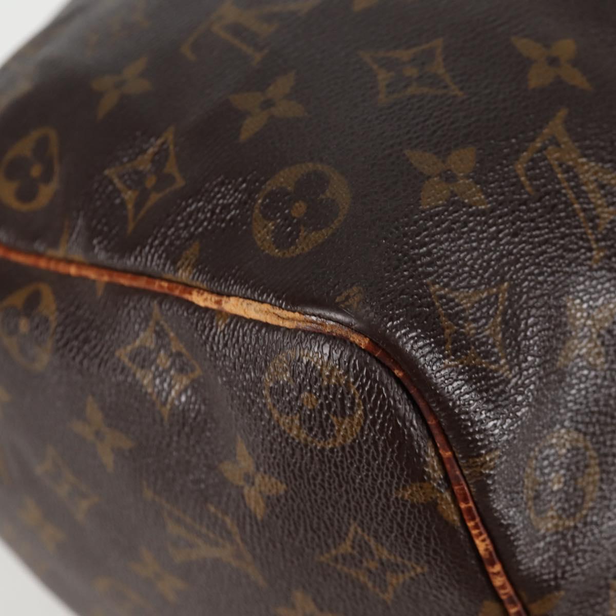 LOUIS VUITTON Monogram Speedy 35 Hand Bag M41524 LV Auth 137084