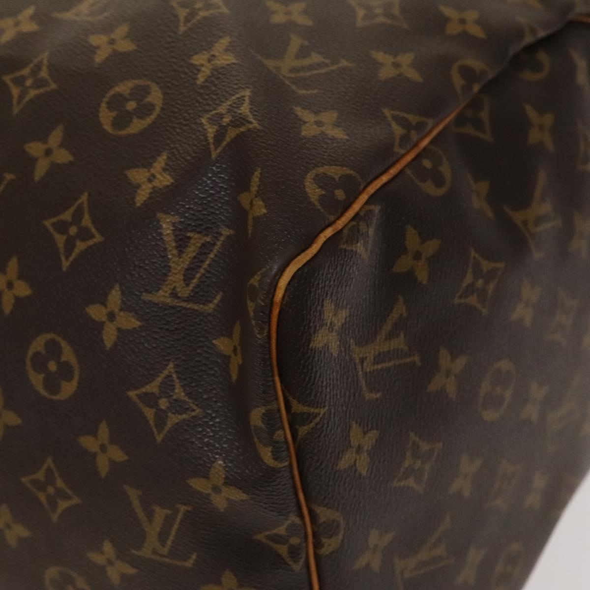 LOUIS VUITTON Monogram Keepall 55 Boston Bag M41424 LV Auth 137088