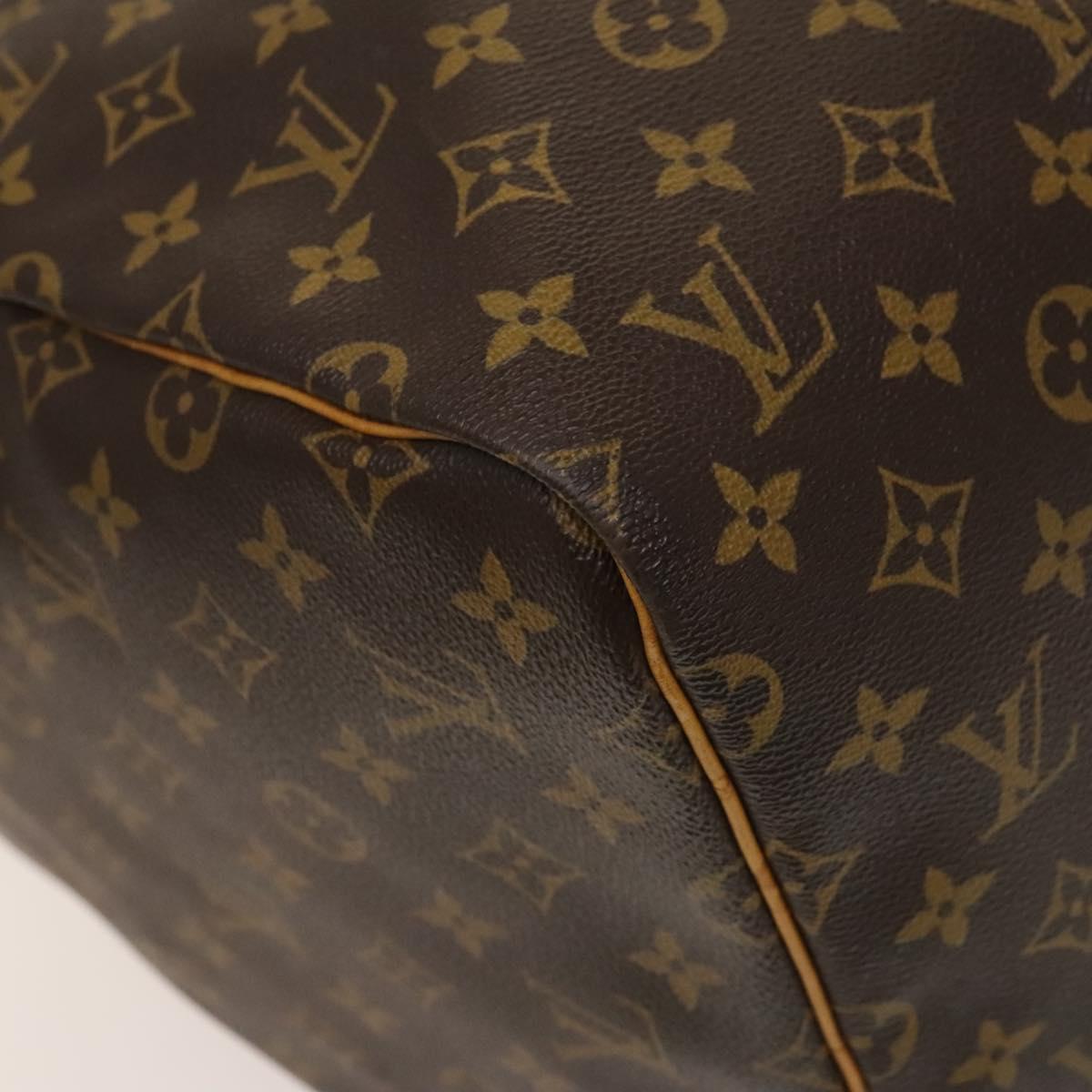 LOUIS VUITTON Monogram Keepall 55 Boston Bag M41424 LV Auth 137088