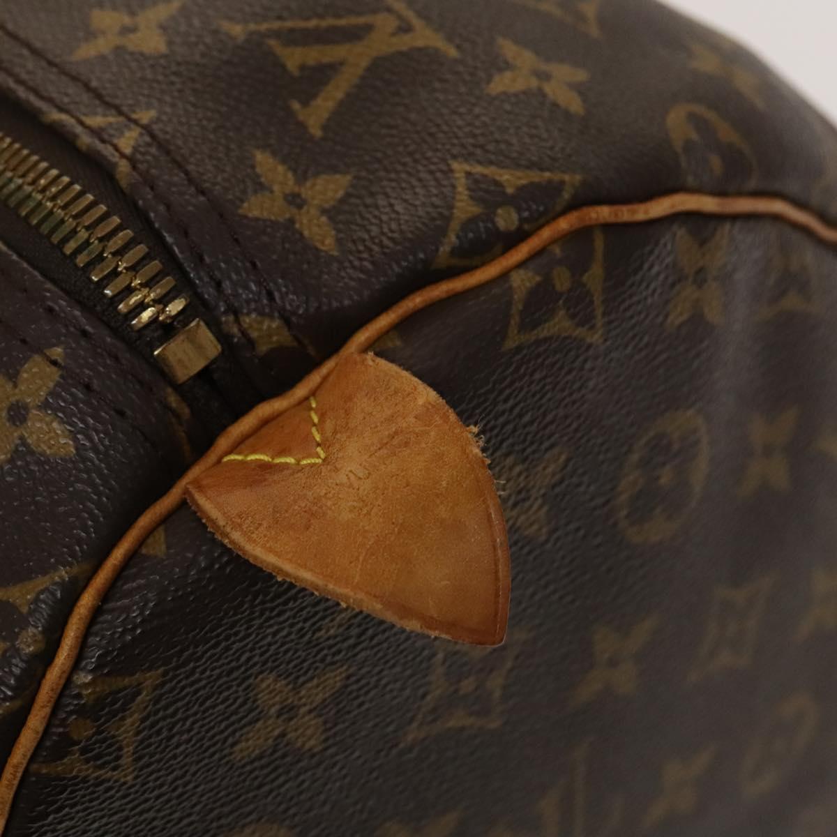 LOUIS VUITTON Monogram Keepall 55 Boston Bag M41424 LV Auth 137088