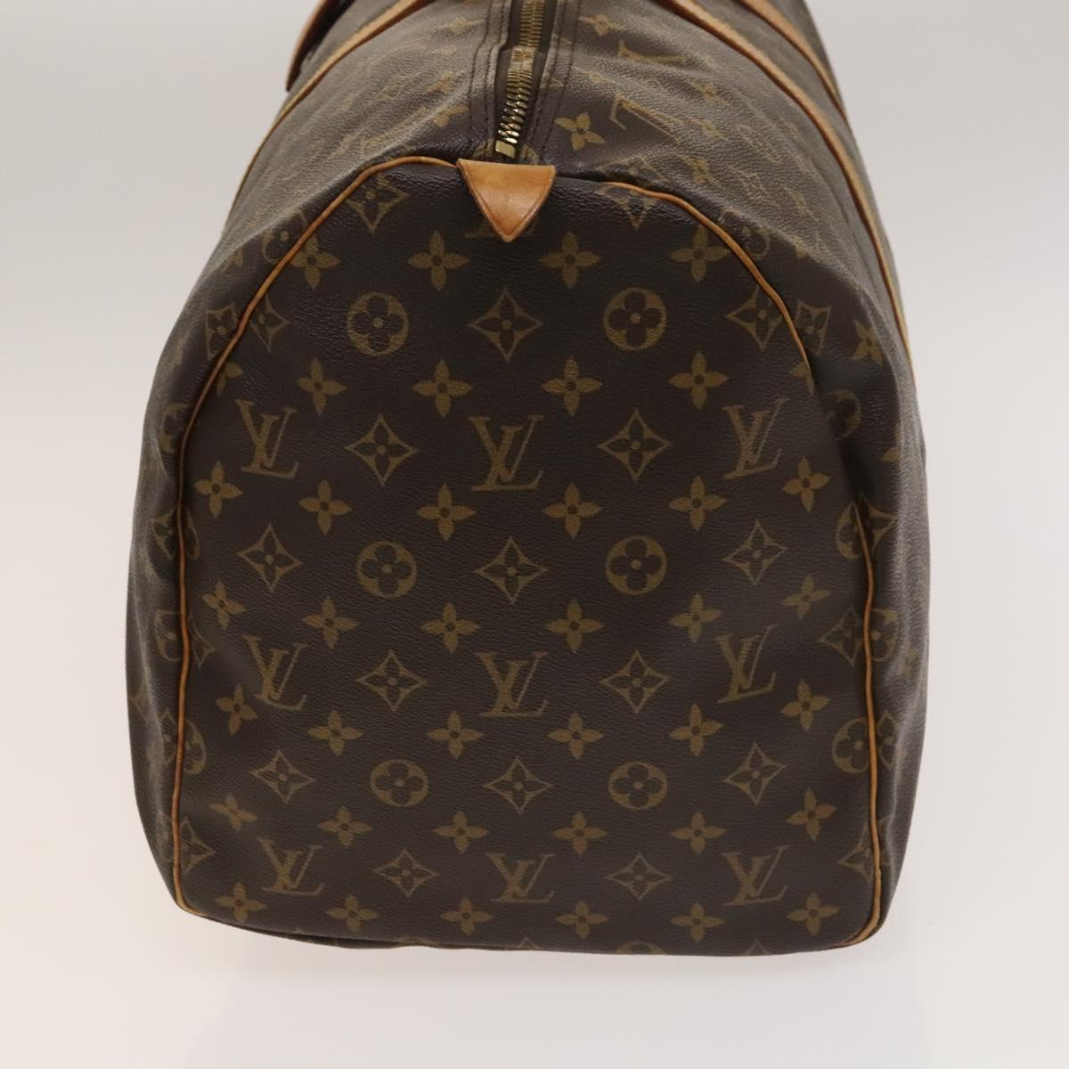 LOUIS VUITTON Monogram Keepall 55 Boston Bag M41424 LV Auth 137088