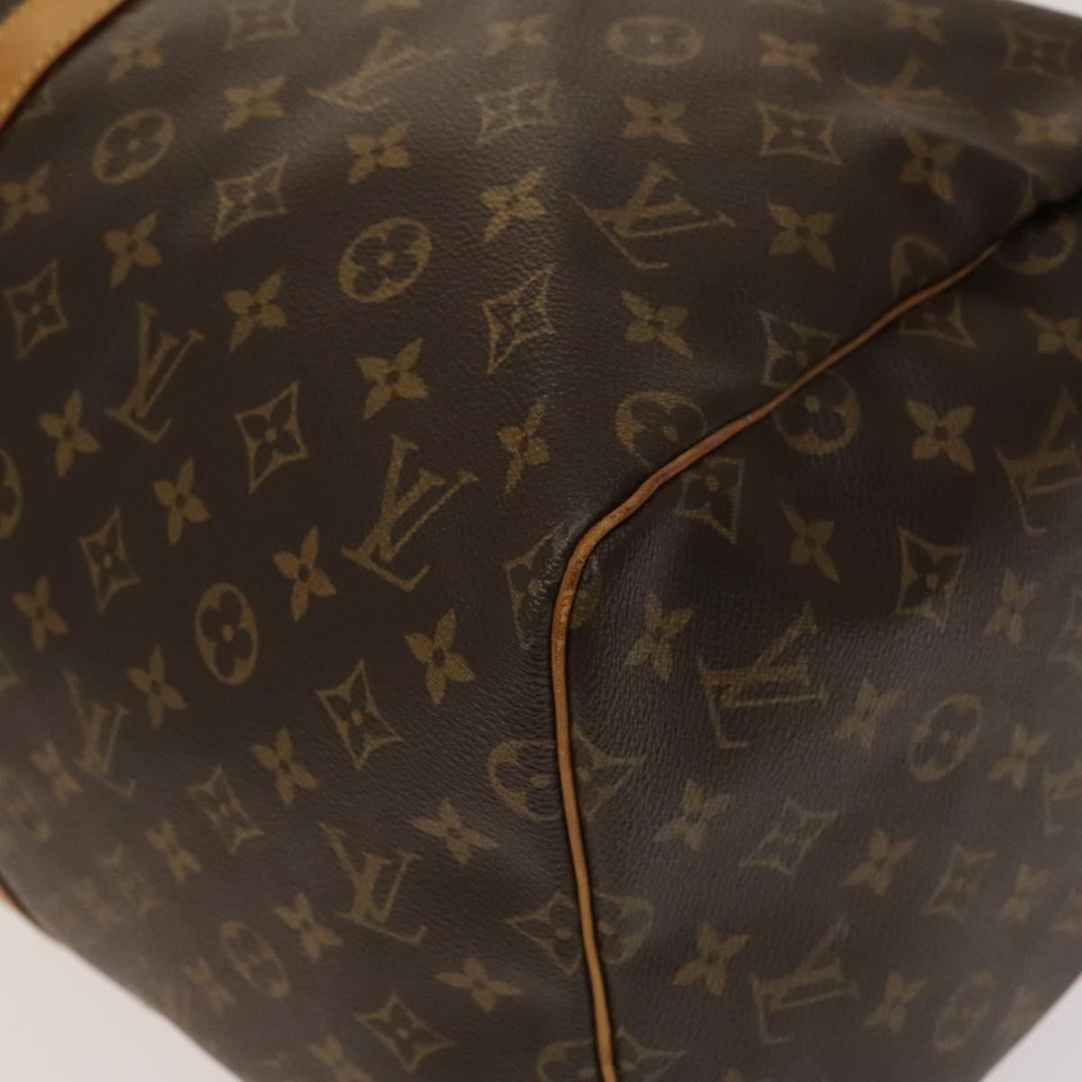LOUIS VUITTON Monogram Keepall 55 Boston Bag M41424 LV Auth 137089