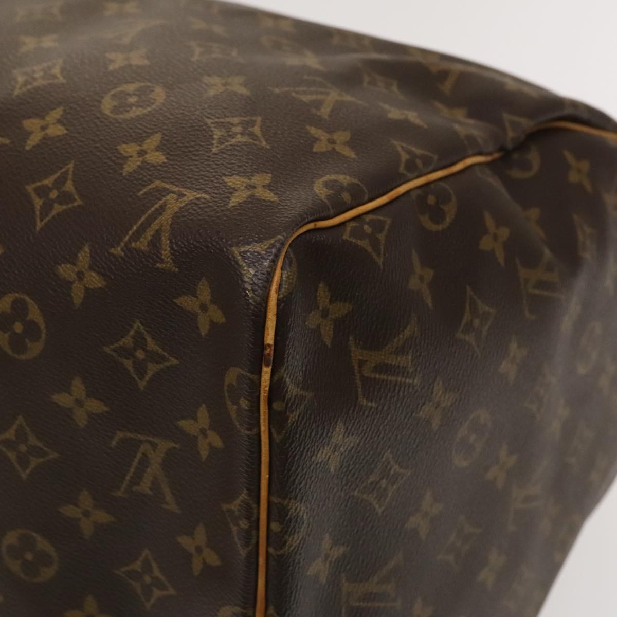 LOUIS VUITTON Monogram Keepall 55 Boston Bag M41424 LV Auth 137089
